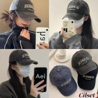 ราคา Cilset พร้อมส่ง หมวกปีก ผ้ายีนส์สียีนส์ สไตล์อเมริกั วินเทจ Caps ปักตัวอักษรเท่ๆ สตรีท แฟชั่น MK 8 (41706837736)