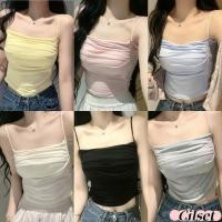 ราคา Cilset พร้อมส่ง เสื้อสายเดี่ยว สีพาสเทล มีฟองรน้ำ ยืดพอดีตัว ใส่สบาย เรียบง่าย สไตล์ลำลอง สีพื้น FY7274 (40101669848)
