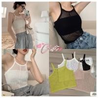 ราคา Cilset พร้อมส่ง เสื้อสายเดี่ยวผ้าถัก โปร่งแสง ใส่สบาย สำหรับหน้าร้อน 31008 (57907600165)