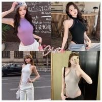 ราคา Cilset พร้อมส่ง บอดี้สูทแขนกุด มีซับ in ดีเทลซีทรู เข้ารูป แมทช์ได้ทุกชุด FY7015 (56756202645)