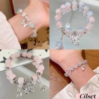 ราคา Cilset พร้อมส่ง กำไรข้อมือลูกปัดลายมัดย้อม สีพาสเทล ยางยืด BRL 6 (28686510023)