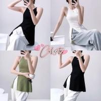 ราคา Cilset พร้อมส่ง เสื้อสายเดี่ยวไหมพรม ปลายแหวนข้าง เกาหลีมาก สง่างาม ใส่สบาย 31038 C (43864484495)