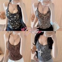 ราคา Cilset พร้อมส่ง เสื้อสายเดี่ยว ลายเสื้อ สีพื้น สาวแซ่งต้องมีน่ารักๆ ดีเทลเสริมฟองน้ำในตัว ใส่สบาย สตรีท แฟชั่น FY6119 (42113634958)