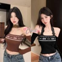 ราคา Cilset พร้อมส่ง เสื้อไหมพรมเปิดไหล่มินิมอล แขนยาว สไตล์โบฮีเมี่ยน สีพื้นยืดพอดีตัว 31122 (40723620841)