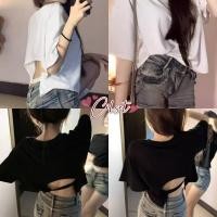 ราคา Cilset พร้อมส่ง เสื้อยืดน่ารักแขนสั้น คอกลม สีพื้นสไตล์มินิมอล ผ้านุ่มนิ่ม FY1108 (29093574739)