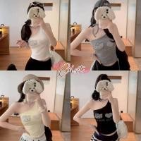 ราคา Cilset พร้อมส่ง เสื้อกล้าม ลายแมวสีพาสเทล เสริมฟองน้ำ สไตล์เกาหลีเกาหลีสไตล์ FY10148 (44317053154)
