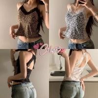 ราคา Cilset พร้อมส่ง เสื้อสายเดี่ยว ลายเสือลูกไม้สีพื้น ผ้านุ่มนิ่ม เซ็กซี่ไม่ไหว เสริมฟองน้ำ ผ้าใส่สบาย FYQ3657 (42711900188)