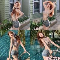 ราคา Cilset พร้อมส่ง เสื้อเกาะอก สีสดใส ลายมัดย้อม ยืดกำลังดี FY2632 1 (41158723081)