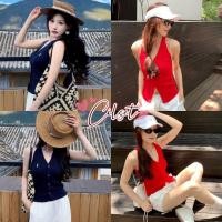 ราคา Cilset พร้อมส่ง เสื้อกล้ามไหมพรม เสื้อกั๊กติดกระดุม คอวี ผ้าร่องยืดพอดี สีสดใสยืดพอดี ใส่สบาย Z YT59 (44160847552)