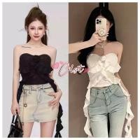 ราคา Cilset พร้อมส่ง เกาะอก เสื้อสไตล์เกาหลี มีฟองน้ำ เสื้อครอป สีพื้น เซ็กซี่ แฟชั่น สไตล์เกาหลี FY3006 (42956725732)