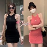 ราคา Cilset พร้อมส่ง ชุดมินืเดรสไหมพรม ทรงรักรูป ผ้าร่องใส่สบาย Z10 (42409309586)