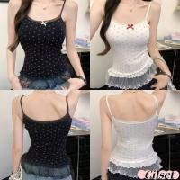 ราคา Cilset พร้อมส่ง เสื้อสายเดี่ยว มีฟองน้ำในตัว ใส่สบาย เสื้อสายเดี่ยว แต่งโบว์ สีขาวดำ น่ารักก แฟชั่น FY869 (41255611919)