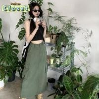 ราคา Cilset พร้อมส่ง ผู้หญิงเ กระโปรงยีนส์ ทรงยาวเอวสูง สไตล์วินเทจเท่ๆ 822 NZ (26965964959)