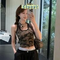 ราคา Cilset พร้อมในสต็อก เสื้อกล้าม มีฟองน้ำ ดีเทลลายพรางทหาร ใส่สบายสีเขียว FY841 (26659335996)