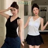 ราคา Cilset พร้อมในสต็อก เสื้อกล้าม มีฟองน้ำ ดีเทลแต่งฮู้ด สไตล์สตรีท สีพื้น มินิมอล M2929 (26358024352)