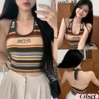 ราคา Cilset พร้อมส่ง เสื้อคล้องคอไหมพรม ผ้าถัก ใส่สบาย ดีเทลลายสีสันสดใสเขียวดีมาก 19197 (26033071611)