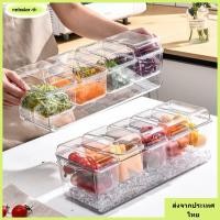 ราคา จัดส่งจากประเทศไทยNEBULAR Fresh Iced Box ที่ถอดออกได้4 5 Gridsตู้เย็นกล่องเก็บ พลาสติกสองชั้นโปร่งใสแช่เย็นผลไม้สดเก็บกล่อง (42371047698)