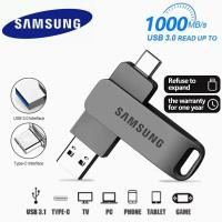 ราคา แฟลชไดร์ฟ Samsung ความจุขนาดใหญ่ ไม่ปลอมขยายความจุ อินเทอร์เฟซ 2in1 รองรับ OTG USB3 2 16GB 1TB (50308374910)