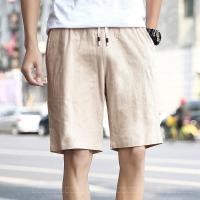 ราคา กางเกงขาสั้นสำหรับหนุ่มผ้าฝ้ายลินิน สวมใส่ง่าย สบายในฤดูร้อน (45358104917)