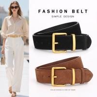 ราคา หนังนิ่ม มีน้ําค้างแข็ง กว้างรุ่นสุภาพสตรีเข็มขัดหนังเอวเสื้อกันหนาวเสื้อสูทเสื้ออุปกรณ์เสริมผู้หญิง เข็มขัด เข็มขัด (55158924761)