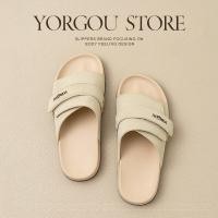 ราคา Far Port Velcro รองเท้าแตะแบบปรับได้สำหรับผู้หญิง พื้นยางหนา ต้านการลื่น สวมใส่กลางแจ้งด้วยสไตล์ย้อนยุค (48359367935)