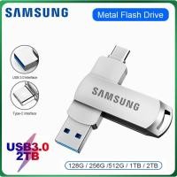 ราคา Samsung 16G 32G 64G 2 In 1 ความเร็วสูง แฟลชไดร์ฟโลหะ USB รองรับ Phone MacBook Tablet OTG (53957253886)