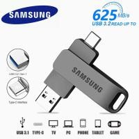 ราคา Samsung 16G 32G 64G 128G 2 In 1 ความเร็วสูง แฟลชไดร์ฟโลหะ USB รองรับ Phone MacBook Tablet OTG (56658168059)