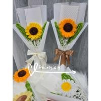 ราคา พร้อมส่ง ช่อดอกไม้ ช่อดอกทานตะวัน ดอกทานตะวันลวดกำมะหยี่ ดอกไม้รับปริญญา ดอกไม้วันปัจฉิม (44021703550)