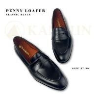 ราคา KANKUN Penny Loafer Classic Black รองเท้าหนังแท้ เกรดพรีเมี่ยม สุดคลาสสิค งานสวย พื้นนุ่มพิเศษ สวมใส่สบาย (26854060848)