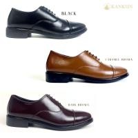 ราคา KANKUN Cap Toe Oxford รองเท้าคัทชูผู้ชาย หนังวัวแท้ ทรงสวย เรียบหรู ดีไซน์ทันสมัย แบบผูกเชือก มาด้วยกัน 3 สี (18292882617)