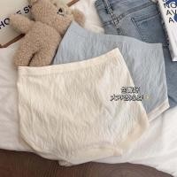ราคา กางเกงในผู้หญิง ฝ้าย เอวกลาง สีทึบ ผ้านิ่มใส่สบาย ระบายอากาศได้ดี Panties กางเกงในไร้ขอบ (44900626284)