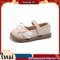 ราคา Simple Bowknot หนังรองเท้าแบนสําหรับเด็กทารกสีทึบลูกไม้สบาย Soft Sole รองเท้าเด็ก 2 6 ปี (54757724914)