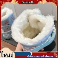 ราคา ทักเช็คsize รองเท้าบูทเด็ก บูทกันหนาวเด็ก เจ้าหญิงน้ำแข็ง Snow Princess ใส่ลุยหิมะ เล่นหิมะ บูทกันหนาวติดลบ (52009146009)
