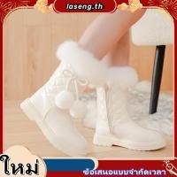 ราคา รองเท้าบูทเด็กผู้หญิงรองเท้าบูทลุยหิมะสำหรับเด็กรุ่นใหม่สำหรับฤดูหนาว2024รองเท้าบูทเจ้าหญิงสำหรับเด็กโตรองเท้าบูทกลางท่อรองเท้าบูทผ้าฝ้ายสำหรับเด็กผู้หญิงที่อบอุ่น (50809142707)