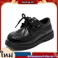 ราคา รองเท้าหนัง Pu สีดํา สไตล์อังกฤษ สําหรับเด็กผู้ชาย อายุ 3 12 ปี (47959477897)