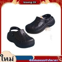 ราคา รองเท้า Cloud Croc แฟชั่นสำหรับสาว ๆ รองเท้าแตะชายหาดกันลื่นพื้นหนาและรองเท้าแตะลำลองที่ให้ควา (46808549323)