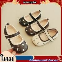 ราคา รองเท้าหนัง พื้นนิ่ม ปักลายดอกไม้ กันลื่น สไตล์เกาหลี สําหรับเด็กผู้หญิง อายุ 2 16 ปี (46759241192)