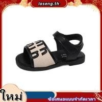 ราคา จดหมายอินเทรนด์เด็กสาวหนังเปิดนิ้วเท้ารองเท้าแตะสีทึบทุกการแข่งขันพื้นนุ่มกันลื่นรองเท้าเด็ก2 6ปี (46659240826)