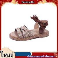 ราคา SUGE รองเท้าเด็กผู้หญิง รองเท้าแตะ พื้นนุ่ม ดอกไม้หัก โบว์ รองเท้าเจ้าหญิงสาวน้อย (42530133409)