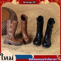 ราคา จัดส่งด่วน เด็กรองเท้ามาร์ตินเวอร์ชั่นเกาหลีรองเท้ายาวรองเท้าสั้นรองเท้าอัศวินสีน้ําตาลรองเท้าคาวบอยสาวหนาsoledหนังนุ่มretroรองเท้า (28923434317)