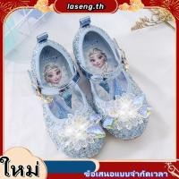 ราคา YA ZHOU LONG แฟชั่นรองเท้าแก้วเจ้าหญิงเอลซ่า รองเท้าส้นแบนของสาวๆ สวมใส่สบาย อ่อนนุ่ม (28471295360)