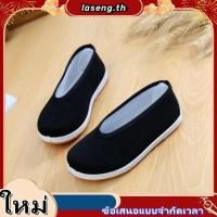 ราคา รองเท้าปากกลม ระบายอากาศ สีดํา สไตล์จีน โบราณ สําหรับเด็กผู้ชาย 11 4 (27468041178)