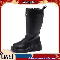ราคา รองเท้าบูทหนัง พื้นนิ่ม กันลื่น แต่งซิป ลายหินอ่อน แฟชั่นฤดูใบไม้ร่วง และฤดูหนาว สําหรับเด็กผู้หญิง อายุ 3 16 ปี (46558560936)