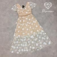 ราคา ชุดเดรสลูกไม้ Size 2XL ป้าย Lve Lady (24431636518)