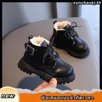 ราคา รองเท้าบูทหนังหุ้มข้อ กันน้ํา กันหิมะ สําหรับเด็กวัยหัดเดิน (47759299606)