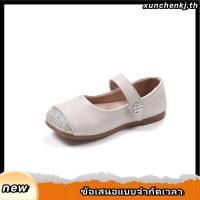 ราคา KIDSZONE รองเท้าคัทชูเด็กผู้หญิงแบบสวม สีพื้น รุ่น T1002 (46155162537)
