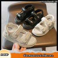 ราคา รองเท้าแตะลําลอง พื้นนิ่ม เหมาะกับเดินชายหาด สไตล์ชาแนล สําหรับเด็กผู้หญิง 2023 (43665556291)