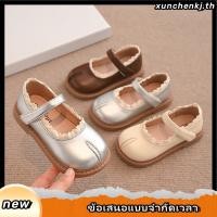 ราคา สีทึบที่เรียบง่ายเด็กสาวหนังรองเท้าแบนสไตล์เกาหลีลูกไม้นุ่มแต่เพียงผู้เดียวสบายรองเท้าเด็ก2 12ปี (41267866481)