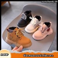 ราคา รองเท้าบูทมาร์ติน แบบนิ่ม สีน้ําตาล สําหรับเด็กผู้ชาย และเด็กผู้หญิง (46608269556)