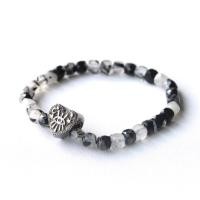 ราคา LUCYSUMMER กำไลข้อมือหินแท้ ไหมดำ แก้วขนเหล็ก Black Rutilliated Quartz เจียรสี่เหลี่ยมขนาด 5 มม (22475951207)